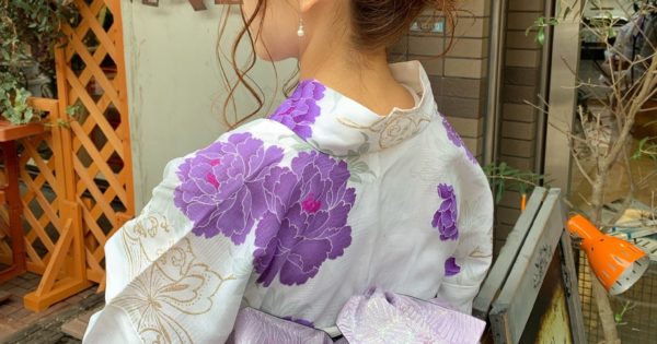 浴衣着付け+ヘアセット