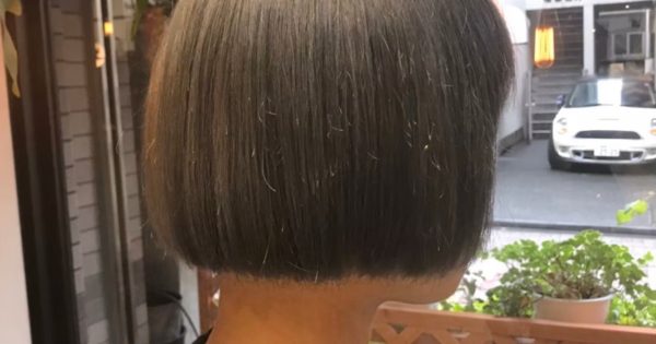 【春になってきたのでボブにしましょう】【前下がりボブ、切りっぱなしボブ】
