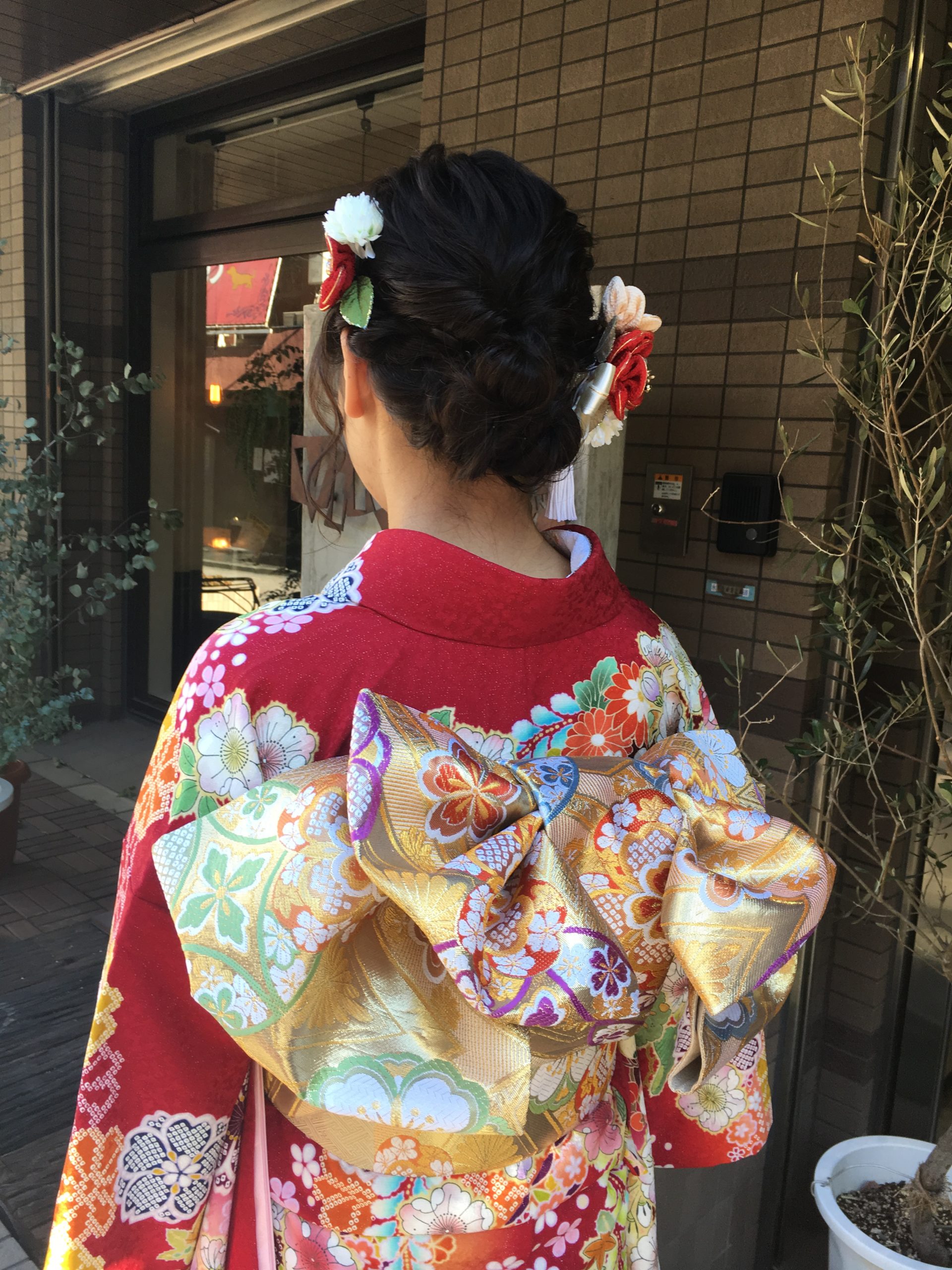 ヘアセット 着物ヘア