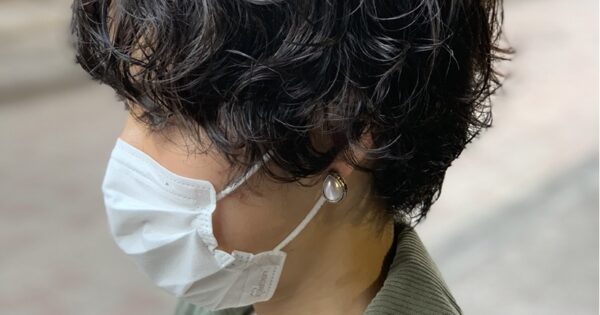 ショートカット、いつもショートにパーマをしてみる。