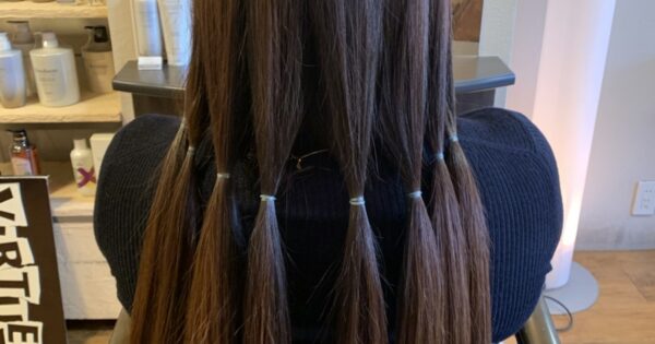 ヘアドネーション用カットもうけつけてます。