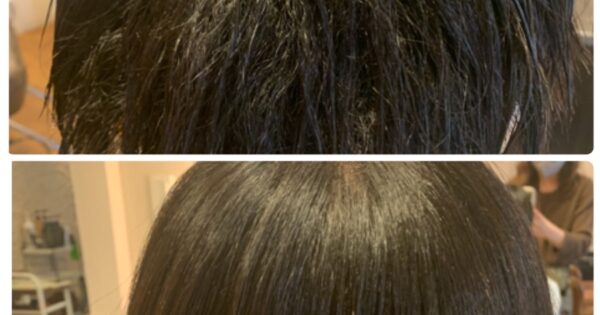メンズショートでも縮毛矯正