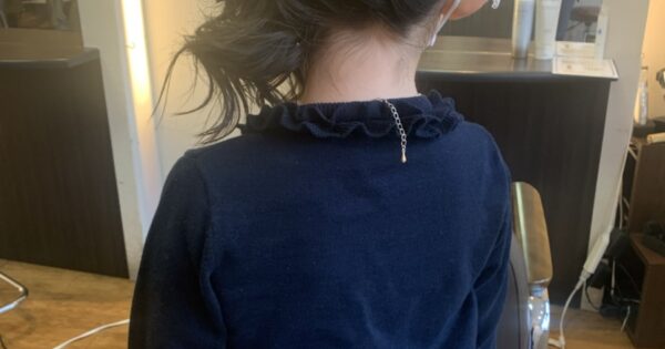 キッズのヘアセットアレンジも承っております。