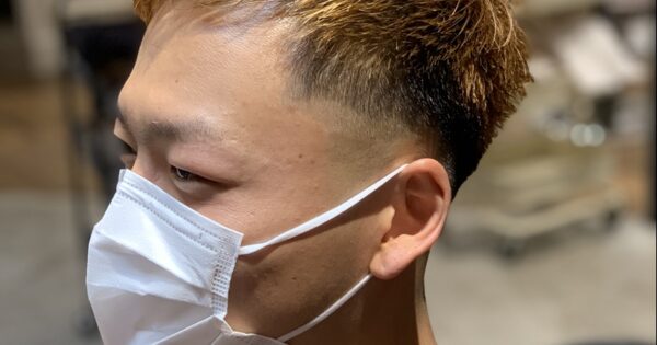 西荻窪の美容室でフェードカット
